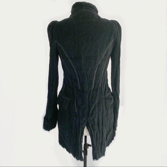 Distressed Silk Tailed Rockstar Blazer - Picture 3 of 8